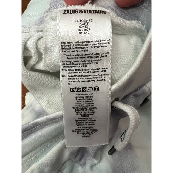 Zadig & Voltaire Size 8 Boy's Tie Dye Kurt Bermuda Shorts - Picture 4 of 4